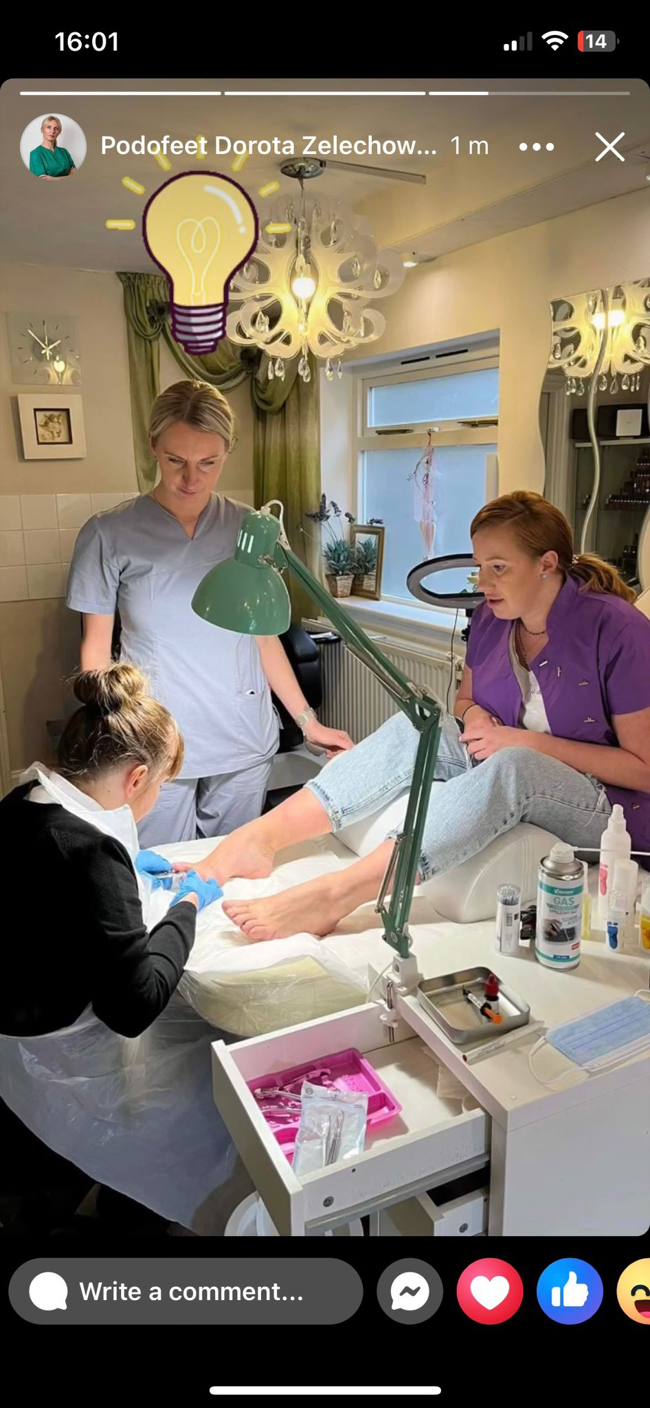 Bright salon environment with treatment stations